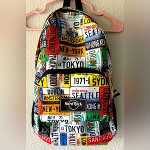 Universal Hard Rock travel backpack